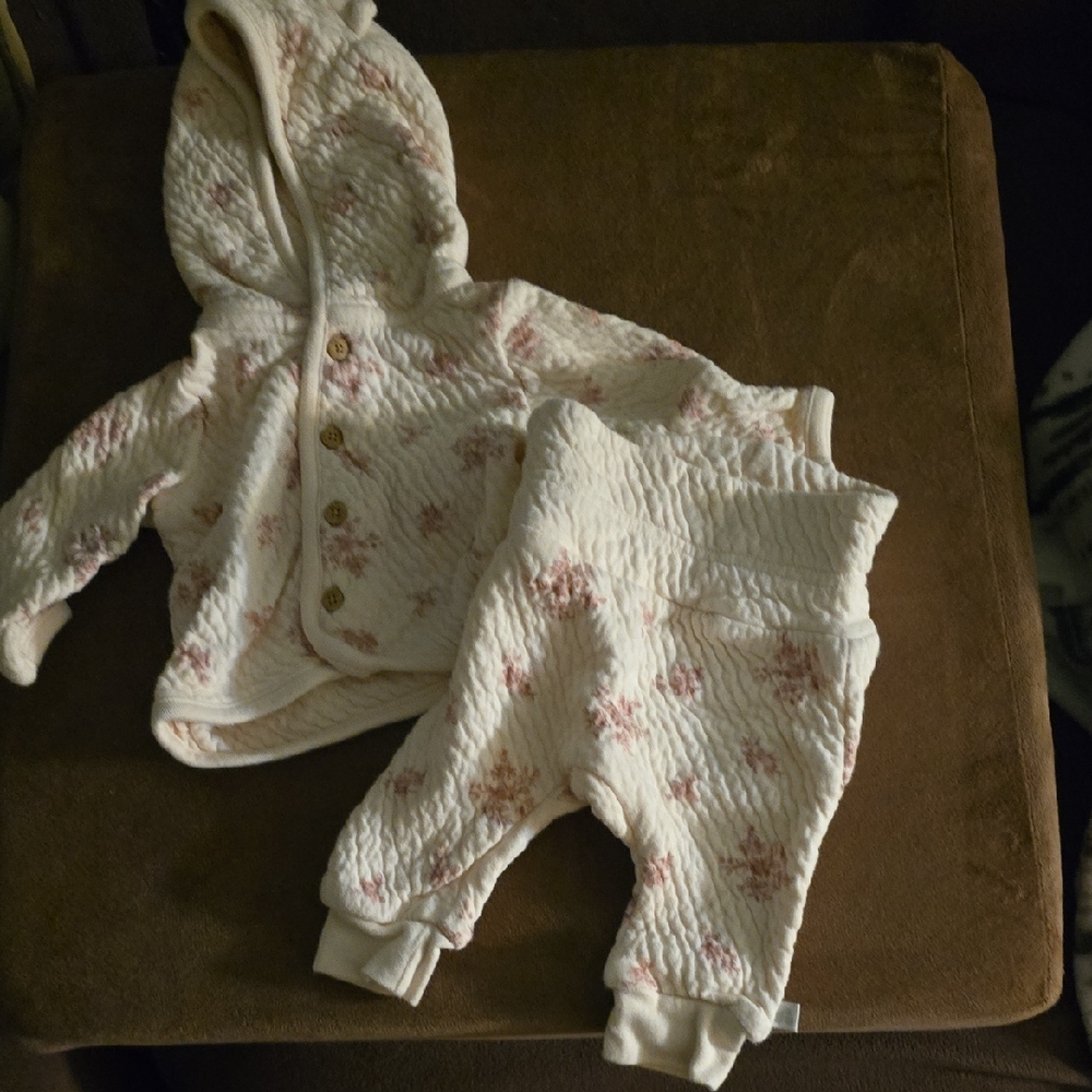 Just Born Cream Baby Garment O-3